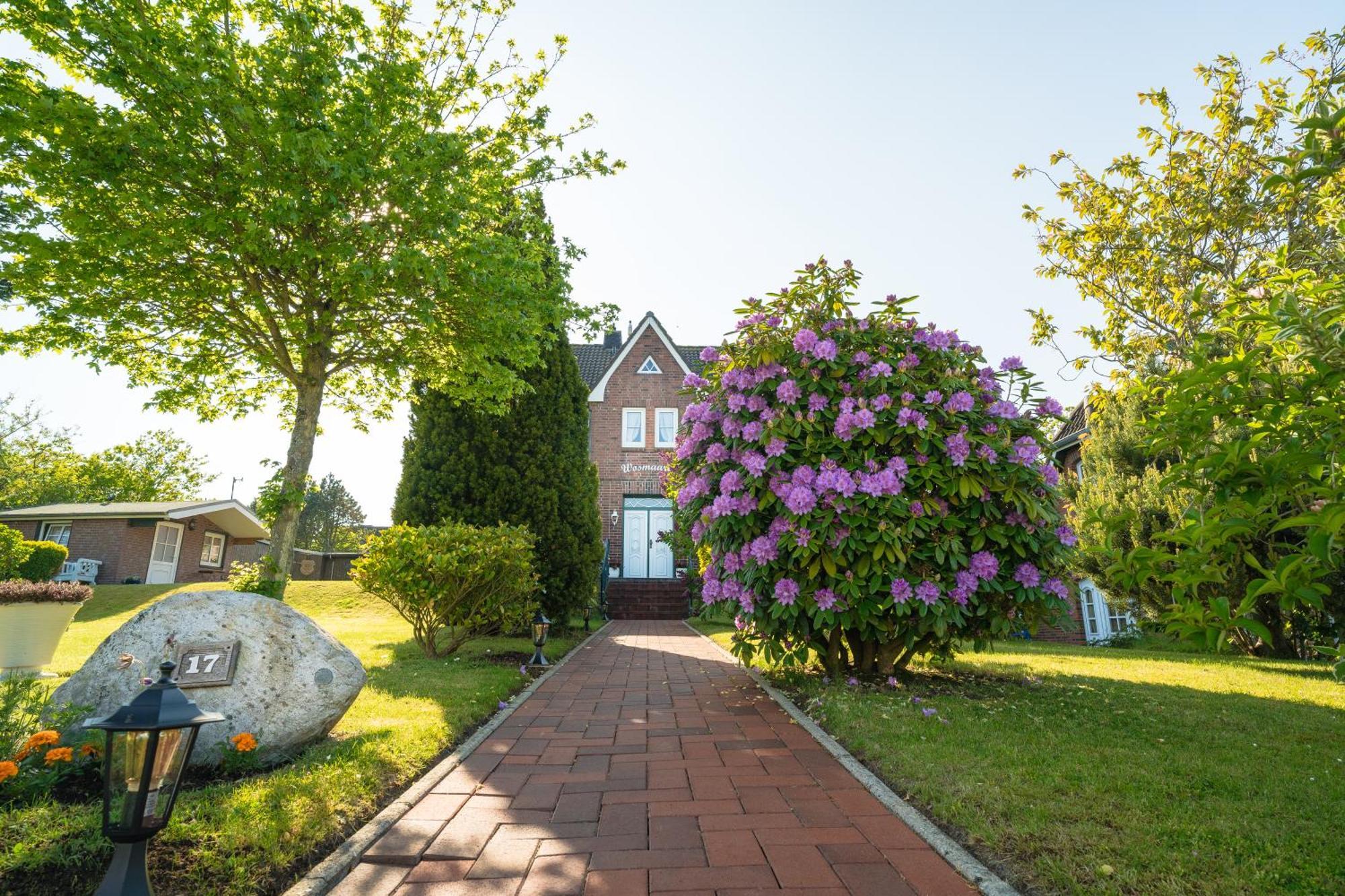 Hotel Pension Wosmaaren Norddorf auf Amrum Exterior foto